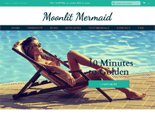 Tablet Screenshot of moonlitmermaid.com